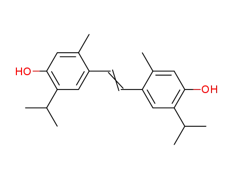 5,5'-diisopropyl-2,2'-dimethyl-stilbene-4,4'-diol