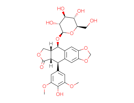 PICROPODOPHYLLIN, 4-DEMETHYL-B-D-GLUCOSIDE cas  7598-48-3