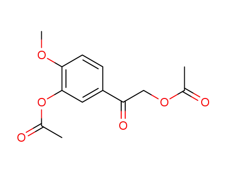2-acetoxy-1-(3-acetoxy-4-methoxy-phenyl)-ethanone