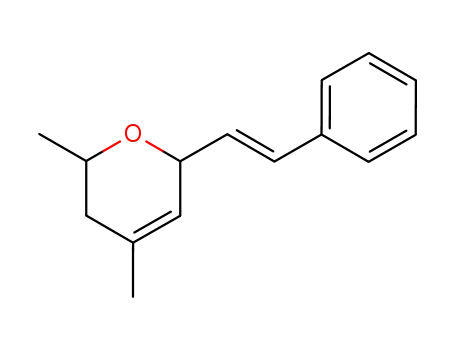 2,4-Dimethyl-6-<i>trans</i>-styryl-3,6-dihydro-2<i>H</i>-pyran