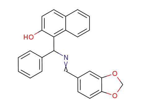 1-(α-piperonylidenamino-benzyl)-[2]naphthol