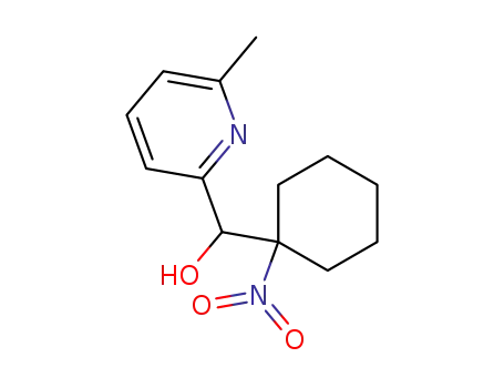 (6-Methyl-[2]pyridyl)-(1-nitro-cyclohexyl)-methanol
