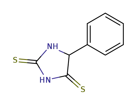 Molecular Structure of 22509-41-7 (5-phenyl-imidazolidine-2,4-dithione)