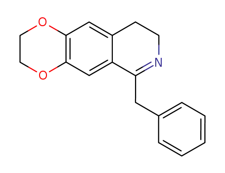Molecular Structure of 854844-25-0 (6-benzyl-2,3,8,9-tetrahydro-[1,4]dioxino[2,3-<i>g</i>]isoquinoline)