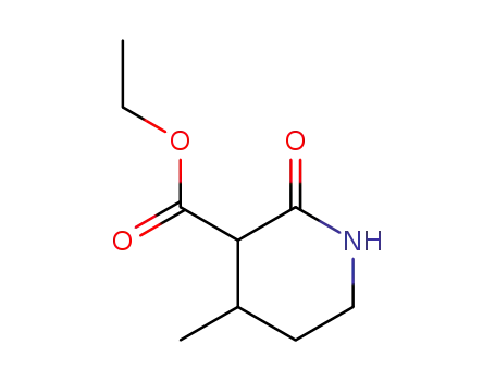 Molecular Structure of 102943-15-7 (3-Piperidinecarboxylic acid, 4-methyl-2-oxo-, ethyl ester)