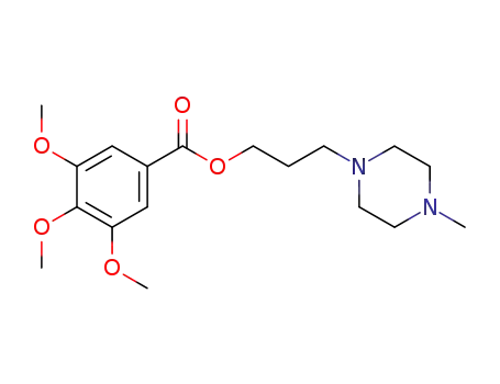 3,4,5-trimethoxy-benzoic acid-[3-(4-methyl-piperazino)-propyl ester]