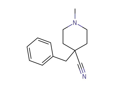 4-benzyl-1-methyl-piperidine-4-carbonitrile