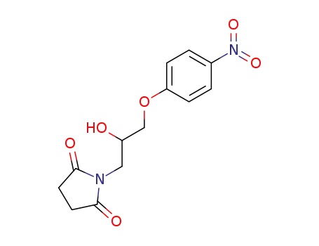 <i>N</i>-[2-hydroxy-3-(4-nitro-phenoxy)-propyl]-succinimide