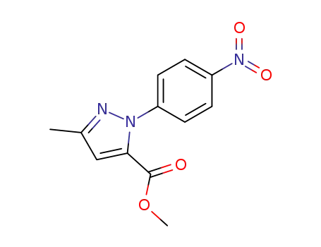 5-methyl-2-(4-nitro-phenyl)-2<i>H</i>-pyrazole-3-carboxylic acid methyl ester