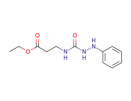 Molecular Structure of 109257-54-7 (<i>N</i>-(3-phenyl-hydrazinocarbonyl)-β-alanine ethyl ester)