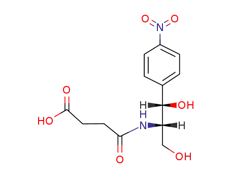 Molecular Structure of 96053-93-9 (Butanoic acid,
4-[[2-hydroxy-1-(hydroxymethyl)-2-(4-nitrophenyl)ethyl]amino]-4-oxo-)