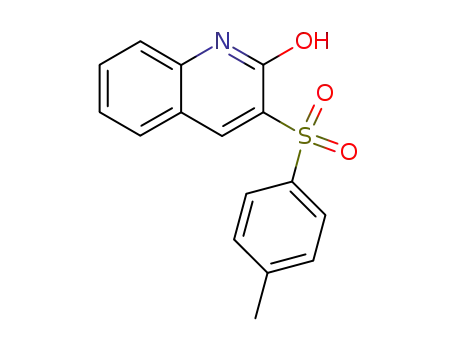 Molecular Structure of 871893-56-0 (3-(toluene-4-sulfonyl)-quinolin-2-ol)
