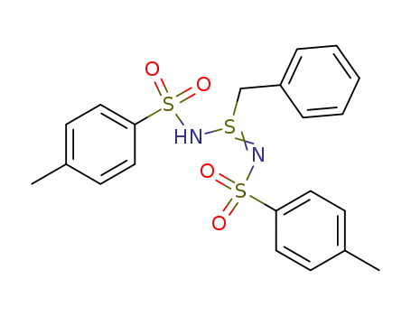 Benzenesulfonamide,
4-methyl-N-[N-[(4-methylphenyl)sulfonyl]-S-(phenylmethyl)sulfinimidoyl]-