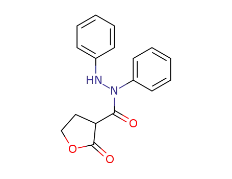 2-oxo-tetrahydro-furan-3-carboxylic acid-(<i>N,N'</i>-diphenyl-hydrazide)