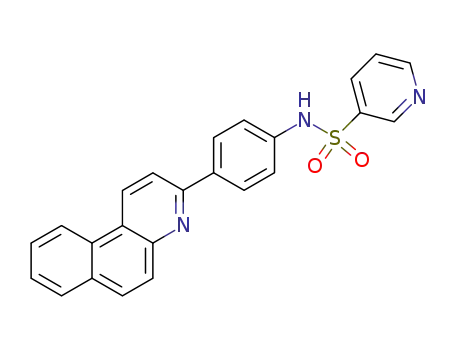 pyridine-3-sulfonic acid-(4-benzo[<i>f</i>]quinolin-3-yl-anilide)