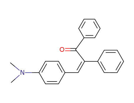 Molecular Structure of 74897-82-8 (2-Propen-1-one, 3-[4-(dimethylamino)phenyl]-1,2-diphenyl-)