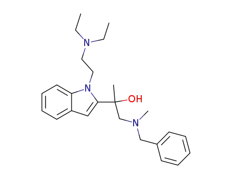 1-(benzyl-methyl-amino)-2-[1-(2-diethylamino-ethyl)-indol-2-yl]-propan-2-ol