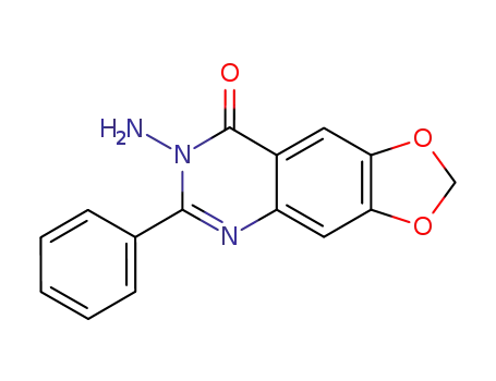 7-amino-6-phenyl-7<i>H</i>-[1,3]dioxolo[4,5-<i>g</i>]quinazolin-8-one