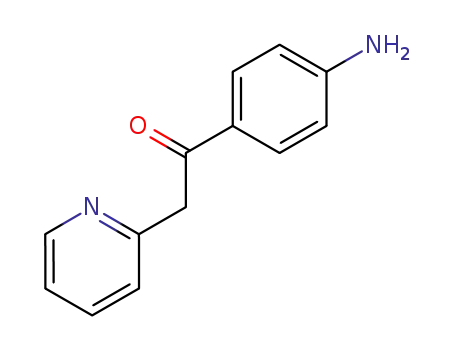 Molecular Structure of 93140-71-7 (1-(4-amino-phenyl)-2-[2]pyridyl-ethanone)