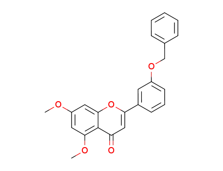 2-(3-benzyloxy-phenyl)-5,7-dimethoxy-chromen-4-one