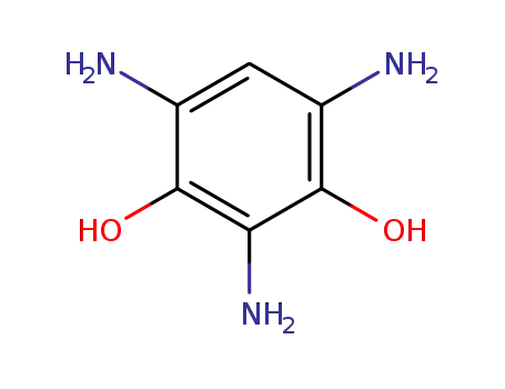 Molecular Structure of 13066-97-2 (1,3-Benzenediol, 2,4,6-triamino-)
