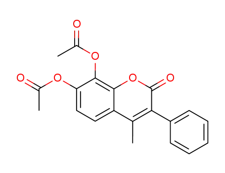 7,8-diacetoxy-4-methyl-3-phenyl-coumarin