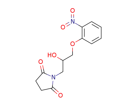 <i>N</i>-[2-hydroxy-3-(2-nitro-phenoxy)-propyl]-succinimide