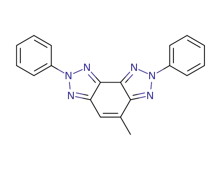 5-methyl-2,7-diphenyl-2,7-dihydro-benzo[1,2-<i>d</i>;3,4-<i>d'</i>]bistriazole
