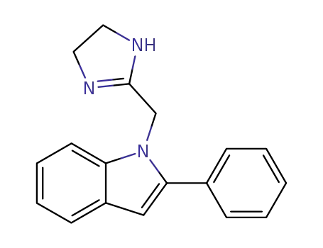 1-(4,5-dihydro-1<i>H</i>-imidazol-2-ylmethyl)-2-phenyl-indole