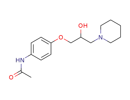 acetic acid-[4-(2-hydroxy-3-piperidino-propoxy)-anilide]