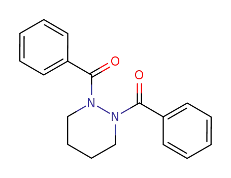 Molecular Structure of 13645-31-3 (1,2-dibenzoyl-hexahydro-pyridazine)