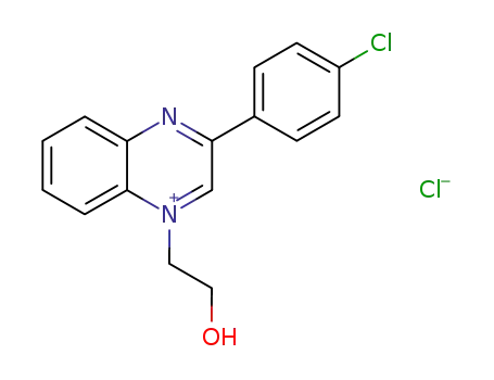 3-(4-chloro-phenyl)-1-(2-hydroxy-ethyl)-quinoxalinium; chloride