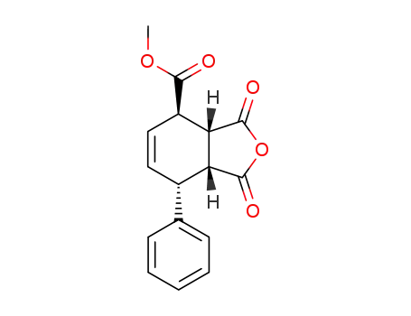 Molecular Structure of 67203-44-5 ((+/-)-6<i>c</i>-phenyl-cyclohex-4-ene-1<i>r</i>,2<i>c</i>,3<i>t</i>-tricarboxylic acid-1,2-anhydride-3-methyl ester)