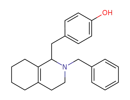 (+/-)-4-(2-benzyl-1,2,3,4,5,6,7,8-octahydro-[1]isoquinolylmethyl)-phenol