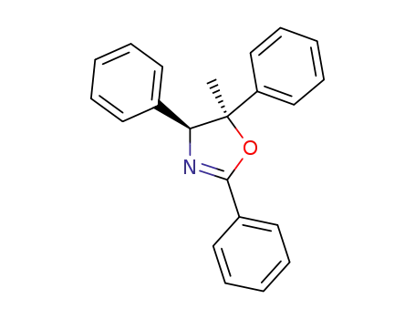(+/-)-5<i>t</i>-methyl-2,4<i>r</i>,5<i>c</i>-triphenyl-4,5-dihydro-oxazole