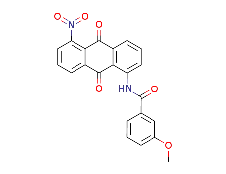 3-methoxy-benzoic acid-(5-nitro-9,10-dioxo-9,10-dihydro-[1]anthrylamide)