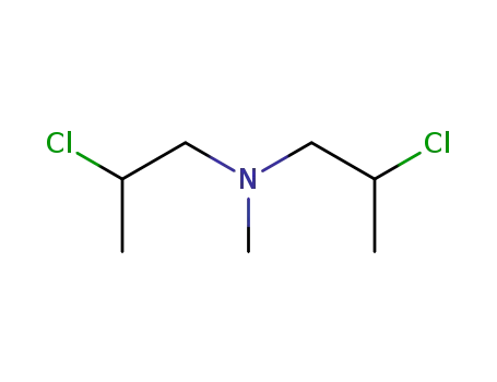 Molecular Structure of 52802-03-6 (bis-(2-chloro-propyl)-methyl-amine)