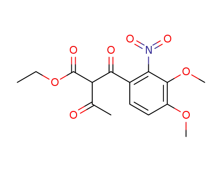 2-(3,4-dimethoxy-2-nitro-benzoyl)-3-oxo-butyric acid ethyl ester