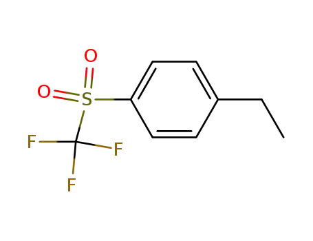 1-ethyl-4-(trifluoromethylsulfonyl)benzene