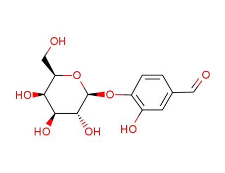 Benzaldehyde,4-(â-D-glucopyranosyloxy)-3- hydroxy- 