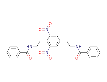 2,5-bis-(2-benzoylamino-ethyl)-1,3-dinitro-benzene