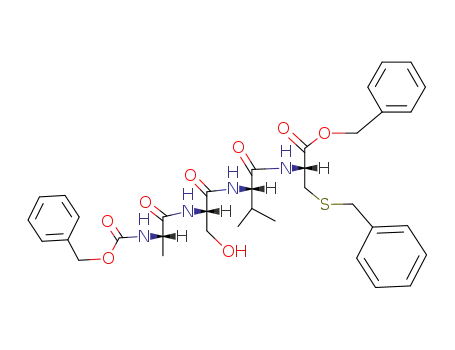 <i>S</i>-benzyl-<i>N</i>-{<i>N</i>-[<i>N</i>-(<i>N</i>-benzyloxycarbonyl-L-alanyl)-L-seryl]-L-valyl}-L-cysteine benzyl ester