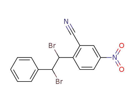 α,α'-dibromo-4-nitro-bibenzyl-2-carbonitrile