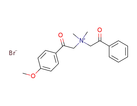 (4-methoxy-phenacyl)-dimethyl-phenacyl-ammonium; bromide