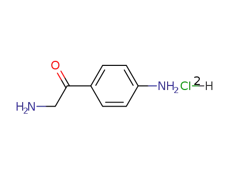 Molecular Structure of 141869-92-3 (Ethanone, 2-amino-1-(4-aminophenyl)-, monohydrochloride)