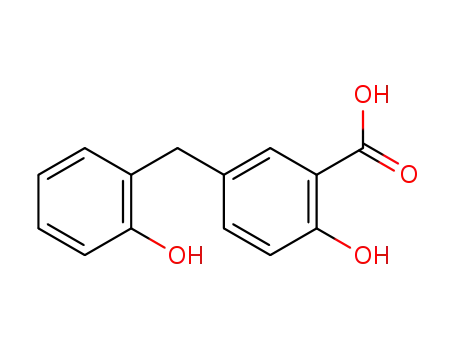 2-hydroxy-5-(2-hydroxy-benzyl)-benzoic acid