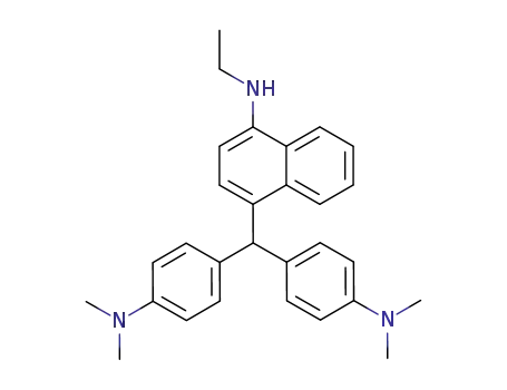 4-{Bis[4-(dimethylamino)phenyl]methyl}-N-ethylnaphthalen-1-amine