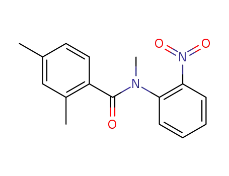 Molecular Structure of 857535-27-4 (2,4-dimethyl-benzoic acid-(<i>N</i>-methyl-2-nitro-anilide))