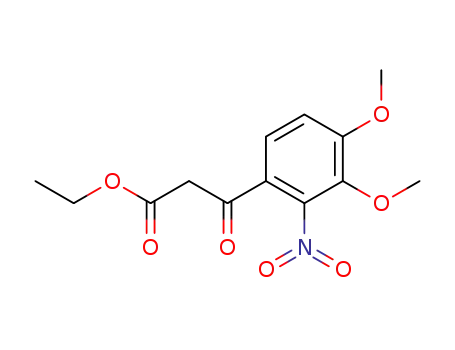 3-(3,4-dimethoxy-2-nitro-phenyl)-3-oxo-propionic acid ethyl ester