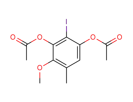 3,5-diacetoxy-4-iodo-2-methoxy-toluene
